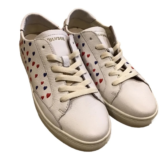 NEW! $295. Soludos White With Hearts 👟 - Picture 4 of 6